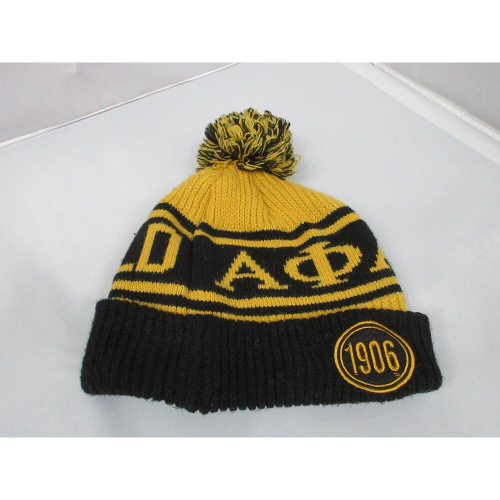 Alpha Phi Alpha 1906 ICE COLD Adult Winter Pom Knit Hat Cap BIGBOY HEADGEAR